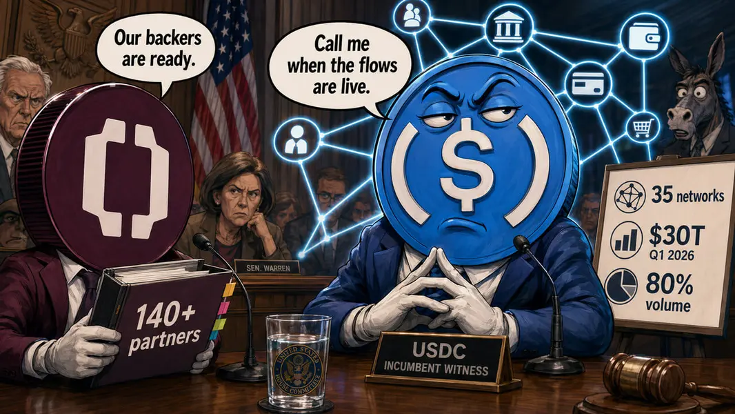 Гендиректор Circle заявил, что Open USD должен сломать сетевой эффект USDC, прежде чем поддержка 140 партнеров станет значимой