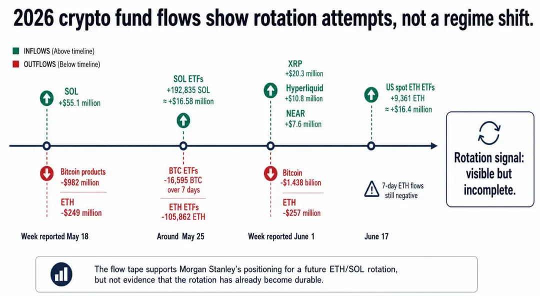 Предложенные Morgan Stanley комиссии в 0,14% на ETH и SOL могут превратить следующую гонку крипто-ETF в ценовую войну