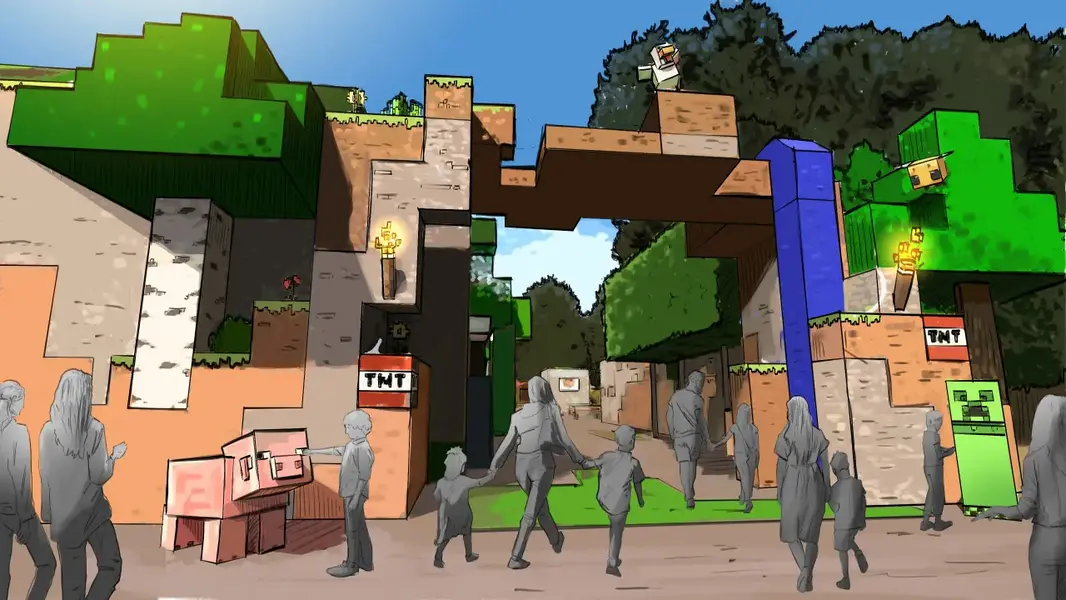 В следующем году Minecraft от Mojang превратится в тематический парк в реальности