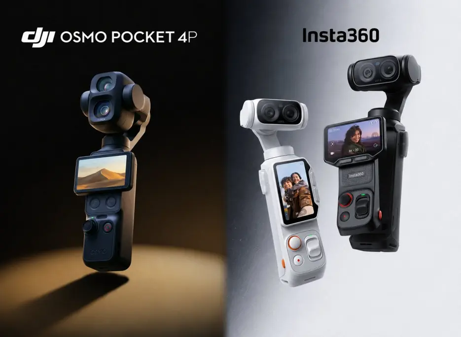 DJI подает в суд на Insta360 из-за поразительного сходства Luna Ultra с Osmo Pocket 4P