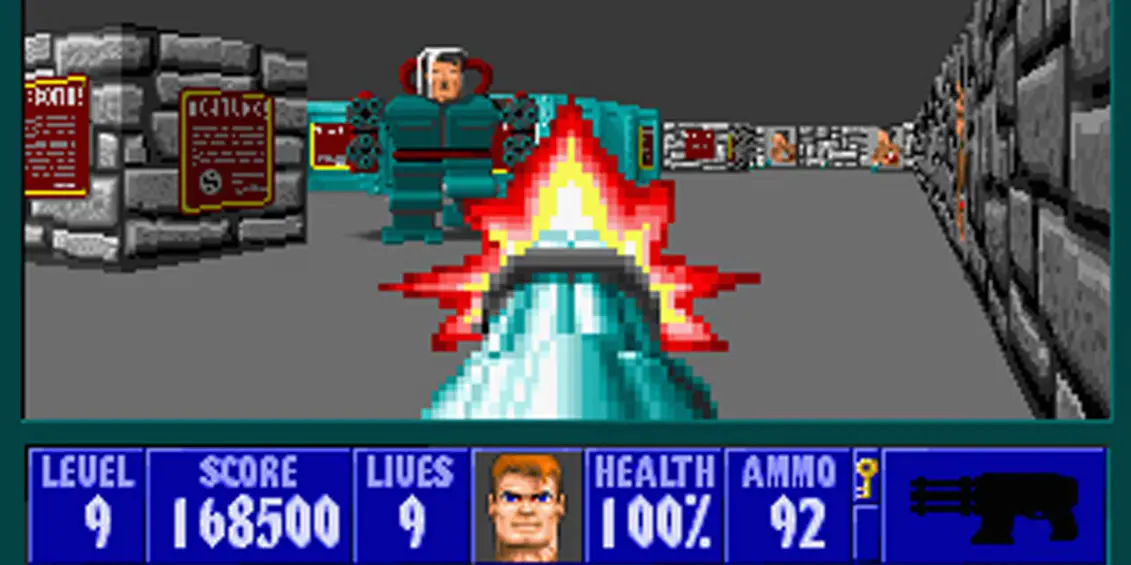 Прохождение Wolfenstein 3D одной рукой в 2026 году используя «hardware»