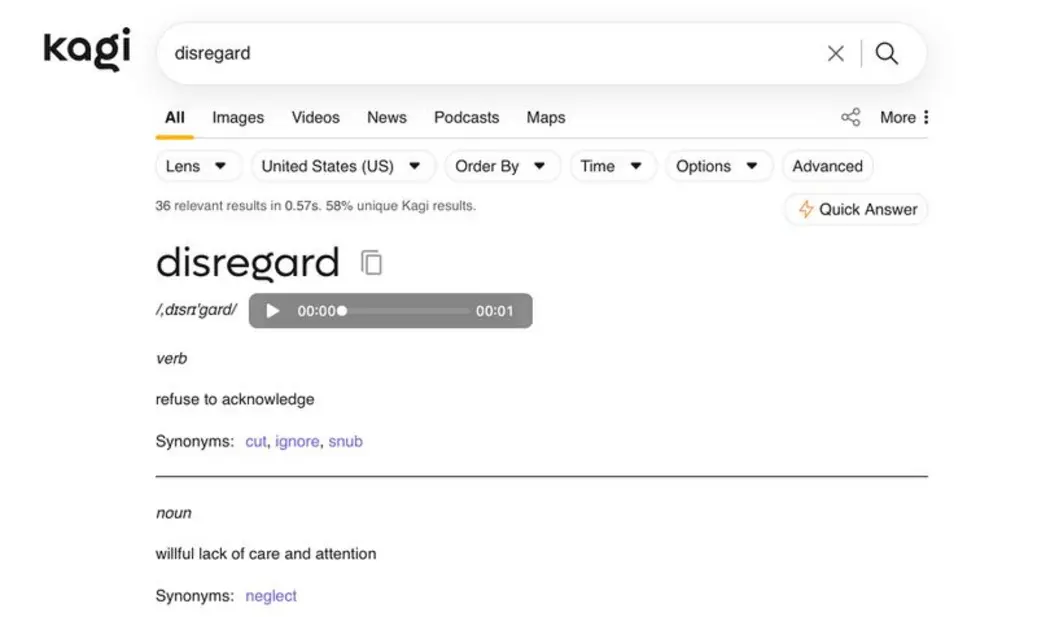 Поиск по запросу &laquo;Disregard&raquo; ломает Google