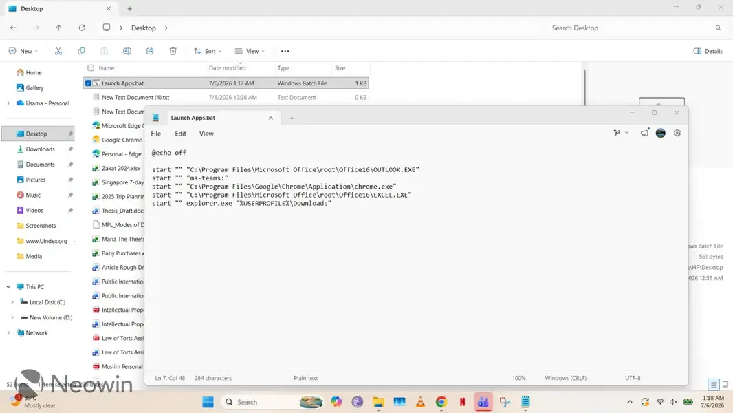 Как быстро запустить несколько приложений одним кликом в Windows 11