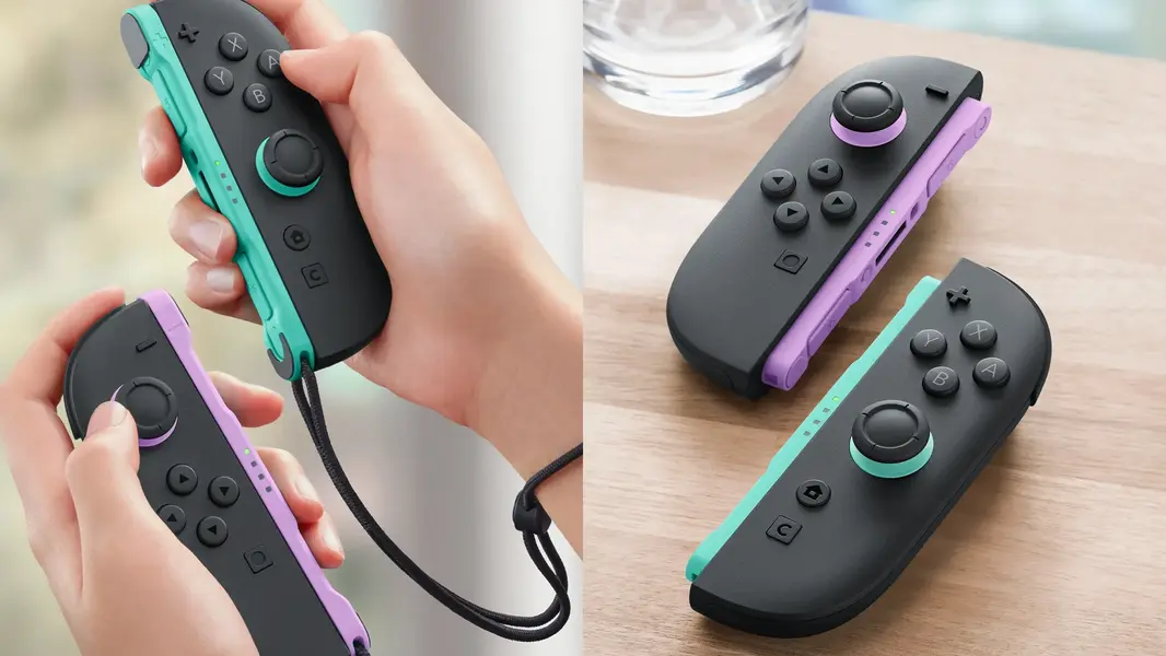 Объявлены первые цветовые варианты контроллеров Joy-Con для Nintendo Switch 2, поступление в продажу в следующем месяце.