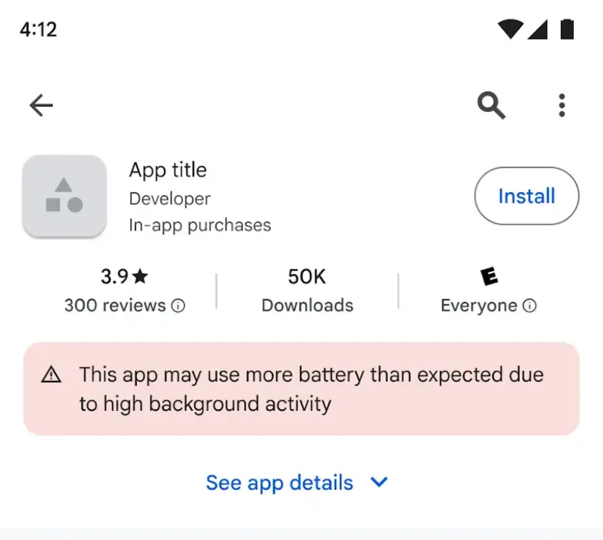 Google Play Store пристыдит разработчиков некачественных, пожирающих батарею приложений