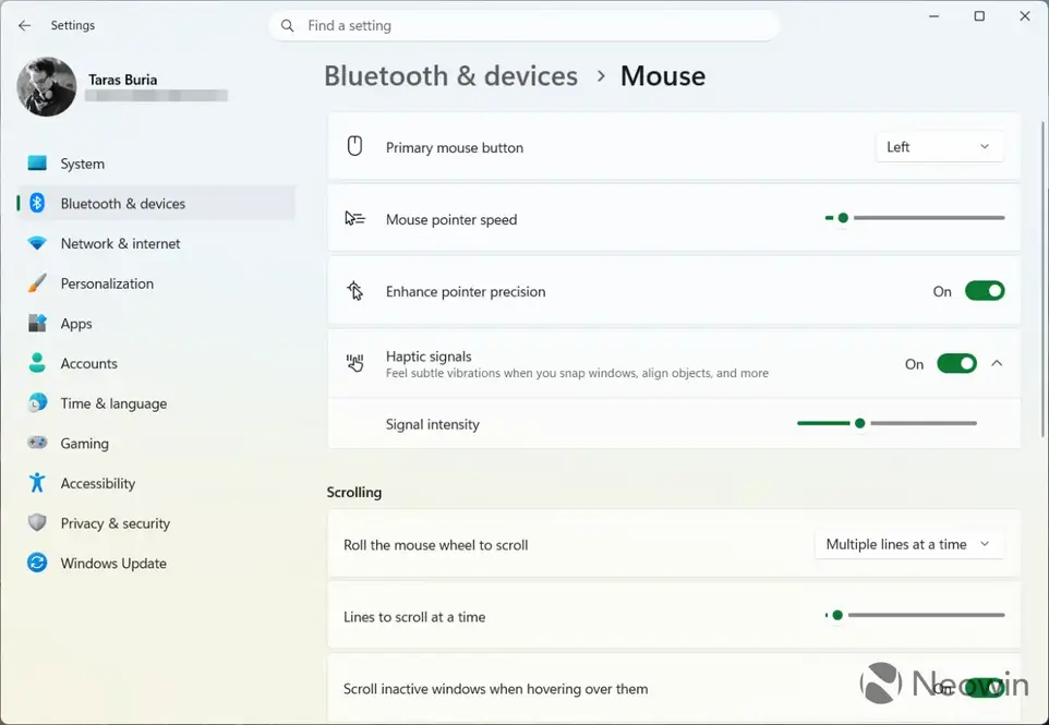 Logitech MX Master 4 теперь поддерживает нативную &laquo;haptics&raquo; в Windows 11