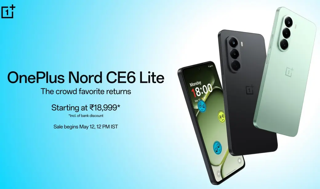 OnePlus Nord CE6 Lite: мощный аккумулятор на 7000 мАч и дисплей на 6,72 дюйма