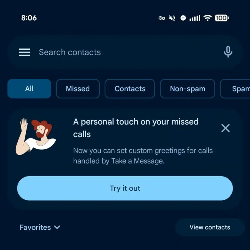 Функция «Take a Message» на Pixel стала еще индивидуальнее благодаря персональным приветствиям