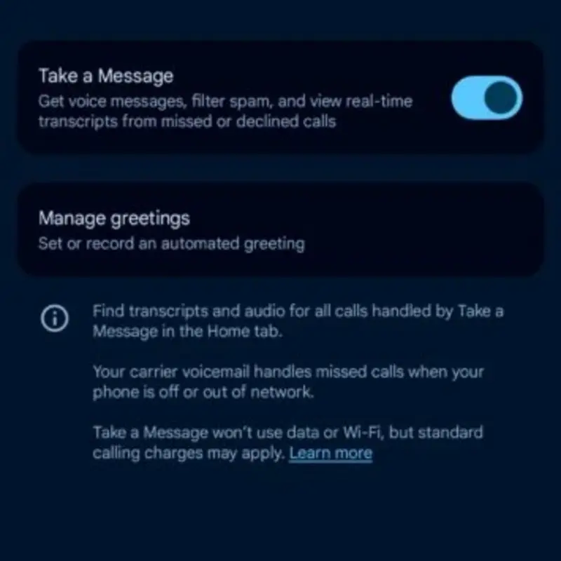 Функция «Take a Message» на Pixel стала еще индивидуальнее благодаря персональным приветствиям