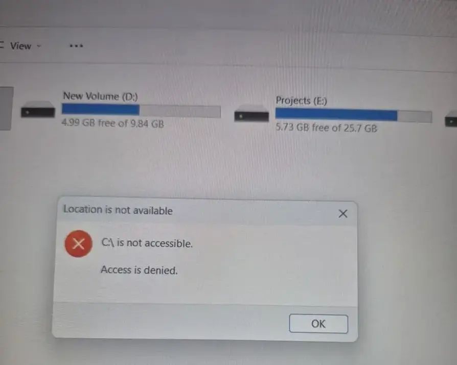 Microsoft обвинила Samsung в том, что из-за ее ПО диски C в Windows 11 25H2 и 24H2 становятся недоступными