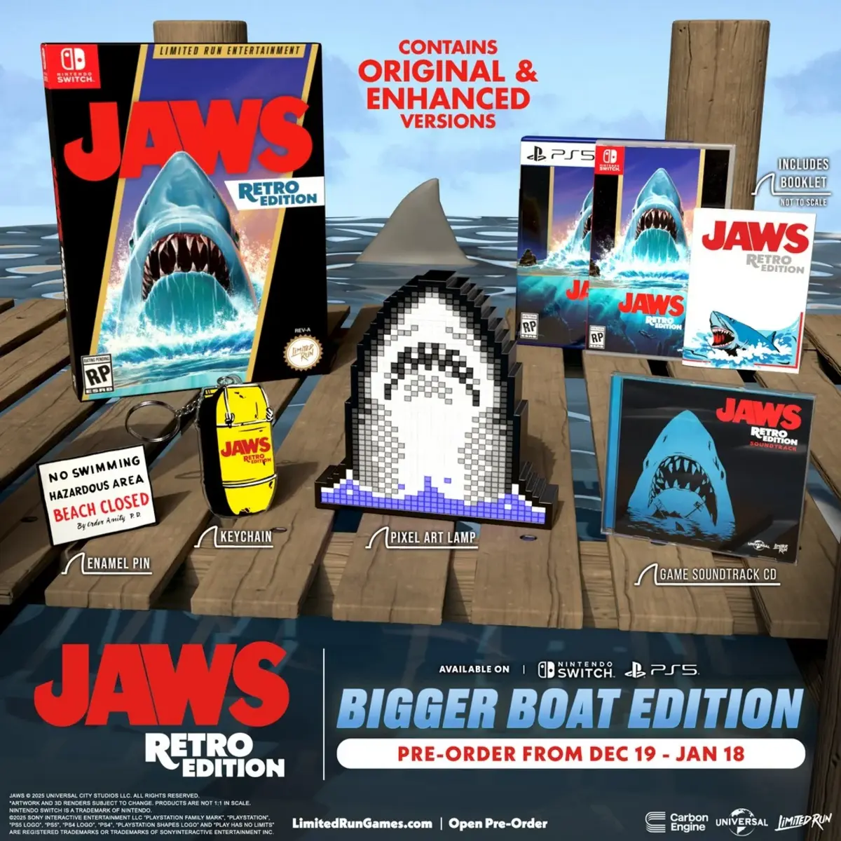 Игра Jaws для NES выходит на Switch, PS5 и ПК с новой улучшенной версией.