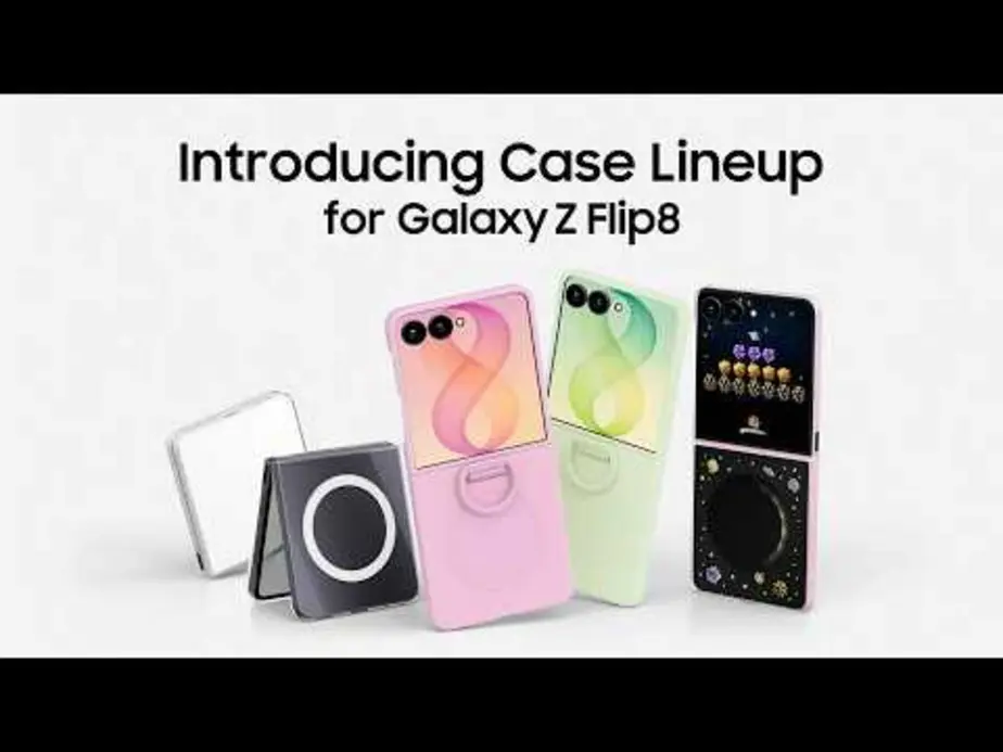 Samsung только что показал официальные чехлы для Galaxy Z Fold 8, Fold 8 Ultra и Flip 8: видео