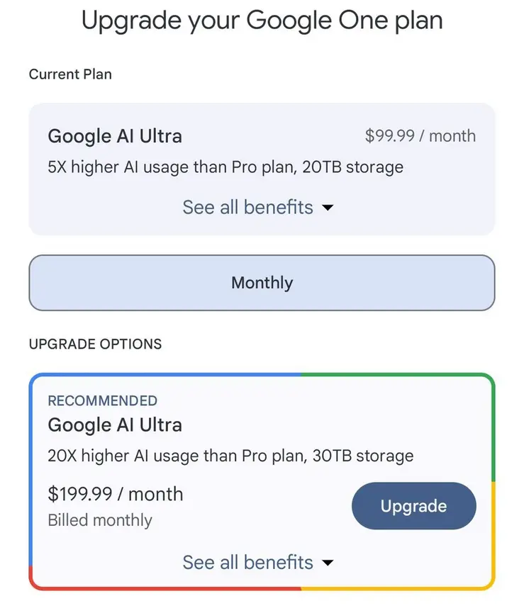 Двойная цена и за что? Google проясняет ситуацию с платными подписками на базе AI модели Gemini Ultra