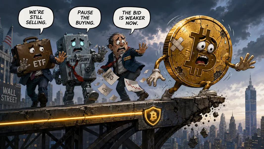 Курс биткоина под угрозой: крупные инвесторы теряют уверенность