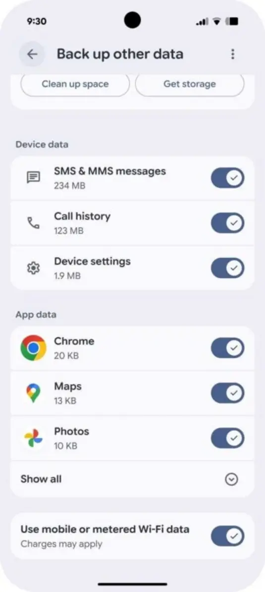 Google начнет учитывать резервные копии Android в объеме облачного хранилища: новые правила