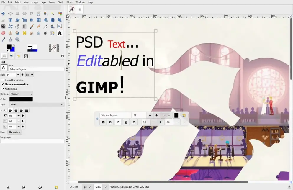 GIMP готовится заменить формат проектных файлов, которому почти 30 лет