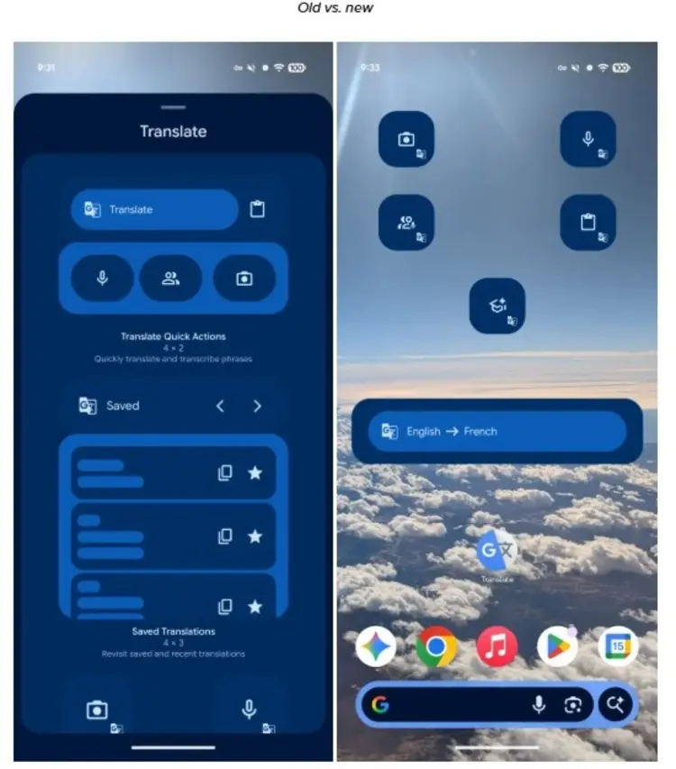 Google Translate для Android обзавелся новыми виджетами для главного экрана
